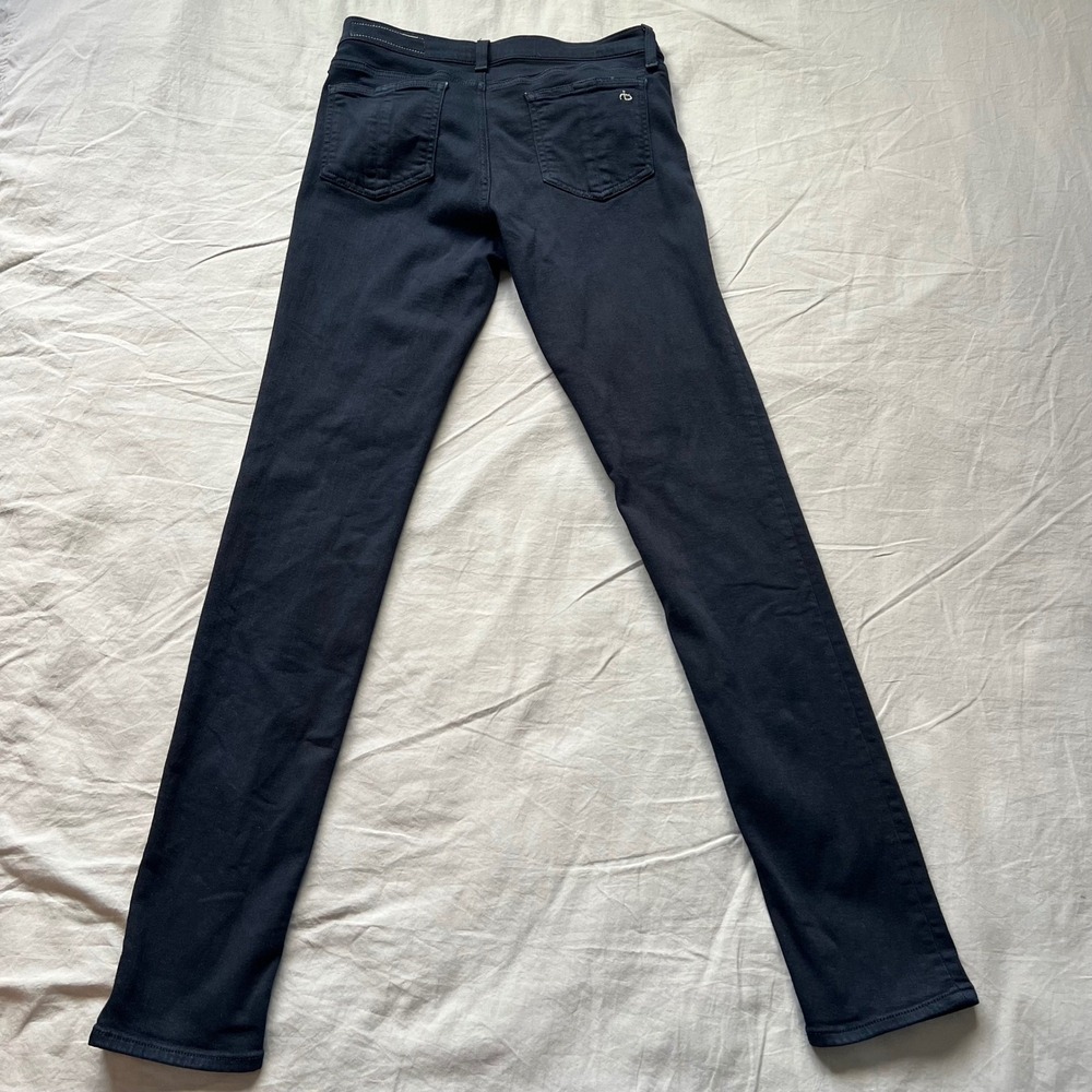 RAG BONE Skinny Jeans Womens Size 27x31 30" Inseam Dark Wash USA Denim Stretch